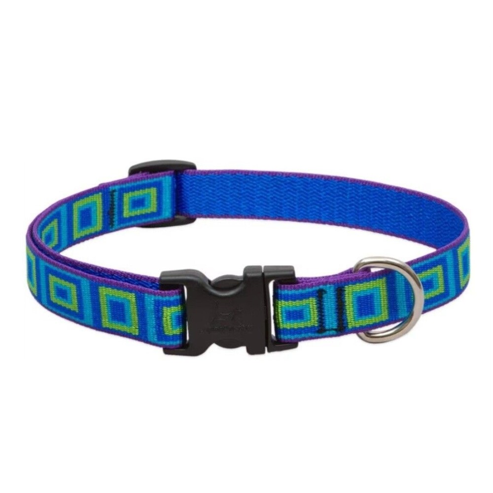 LupinePet Originals 3/4" Sea Glass 13-22"Adjustable Collar for Large dogs, NWT